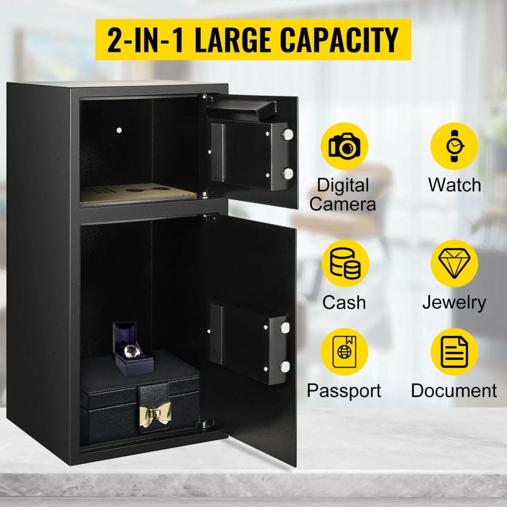 VEVOR Double Door Safe Deposit Box